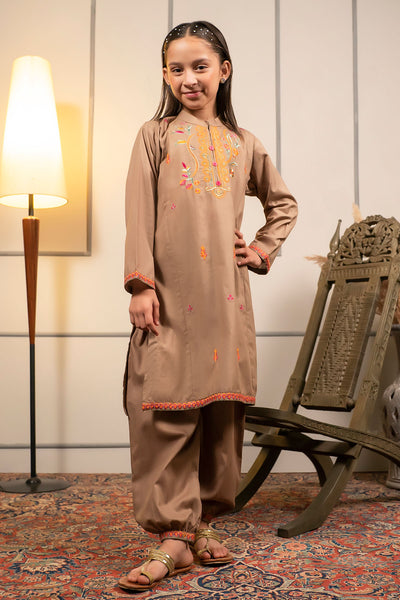Cotton Embroidered 2 Pc Suit