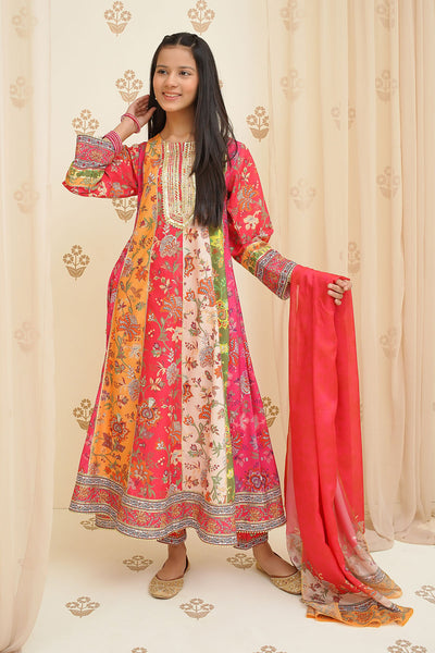Swiss Lawn Digital Printed 3 Pc Suit