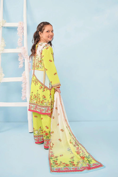 Best Poly Lawn Digital Printed 3 Pc Suit - Wear Ochre -