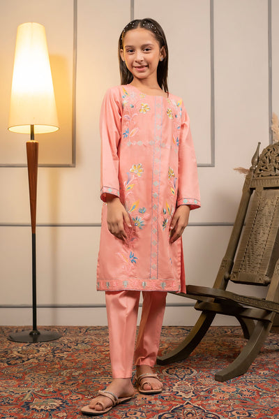 Cotton Embroidered 2 Pc Suit