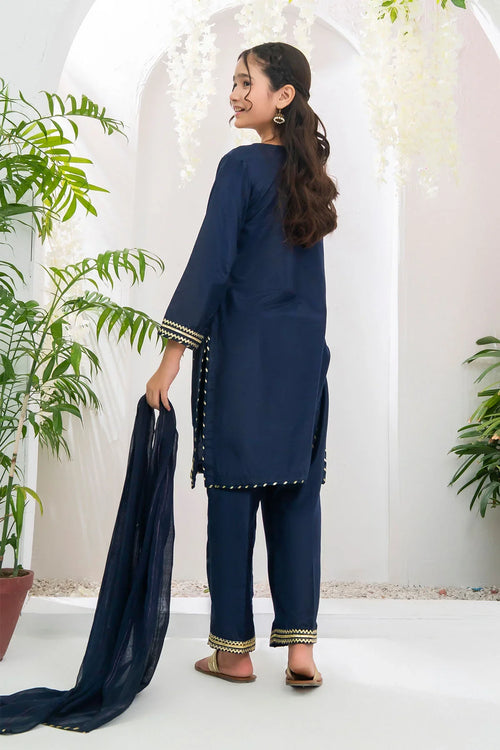Best Chiffon Hand Adda Work 3 Pc Suit - Wear Ochre -
