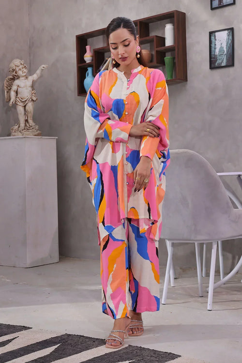 Shop women printed 2 PC suits from trusted women clothing brands in Pakistan featuring chic prints