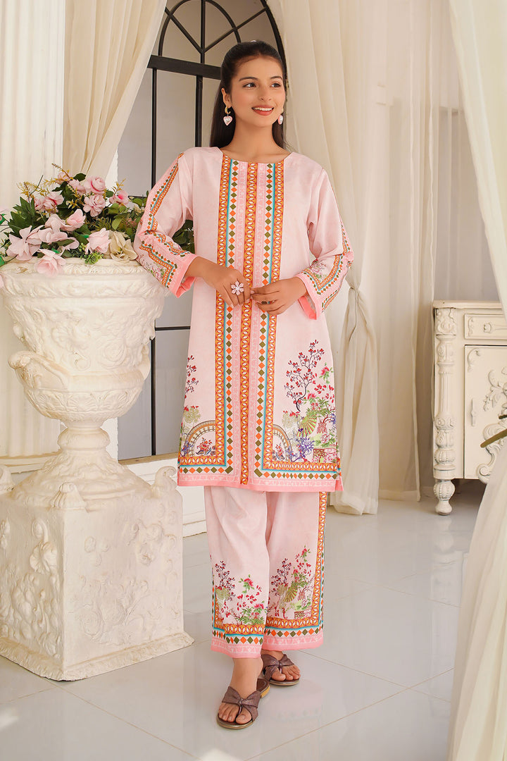Stylish Swiss Lawn Digital Printed 2 Pc Suit – Lightweight, breathable, and budget-friendly.