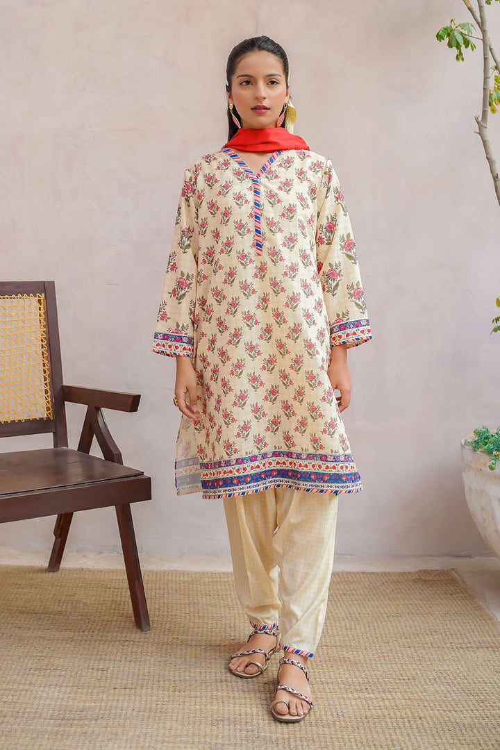 Elegant Swiss Lawn Digital Printed 3 Pc Suit – Lightweight, breathable, and stylish digital printed suit,