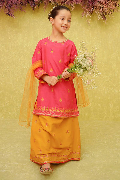 Cotton Silk Printed 3 Pc Suit