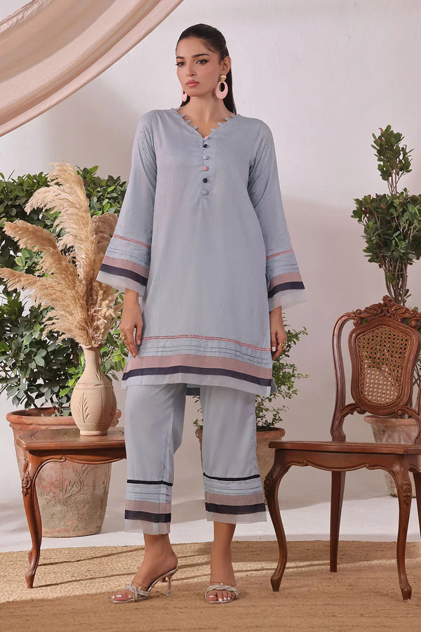 Modern women’s cotton 2-piece suit with coordinated co-ord styling, premium comfort, and a graceful everyday fashion look for Pakistan