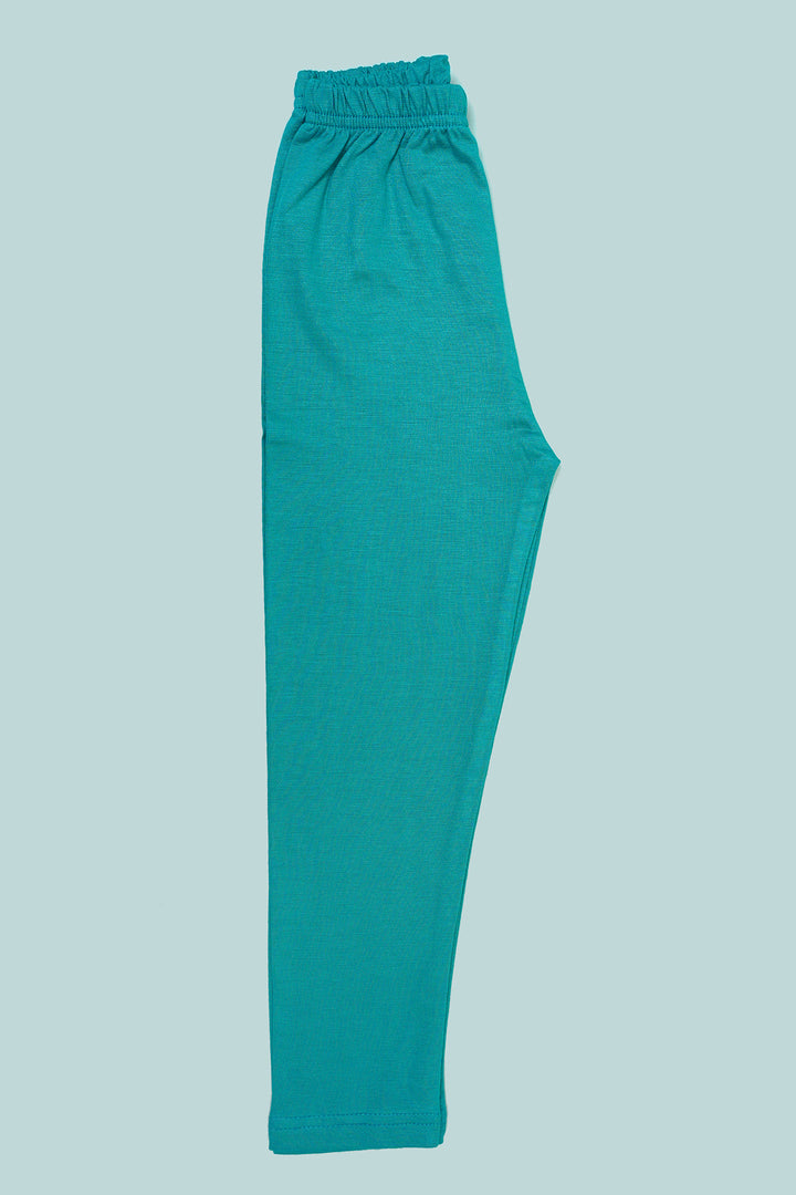 Turquoise Belise Girls Tights - Wear Ochre