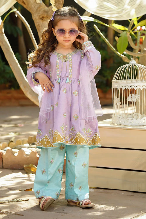 Best Cotton Silk Printed 3 Pc Suit - Wear Ochre -