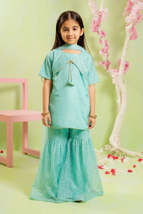 Best Cotton Silk Embroidered 3 Pc Suit - Wear Ochre -
