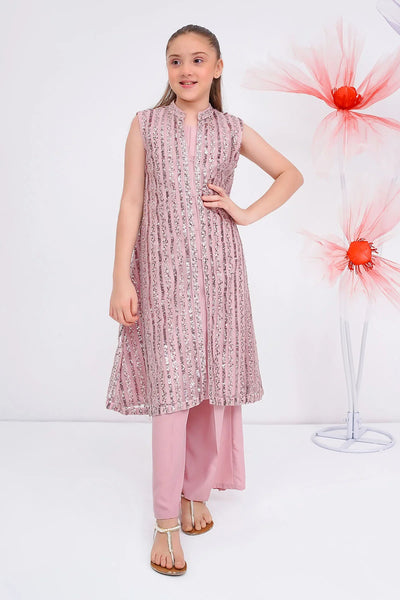 Sequence Net Embroidered 2 Pc Suit