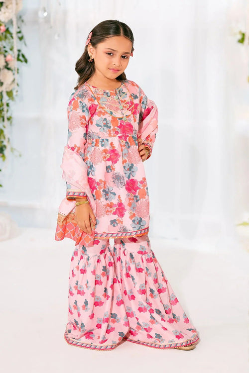 Best Herringbone Digital Printed 3 Pc Suit - Wear Ochre -