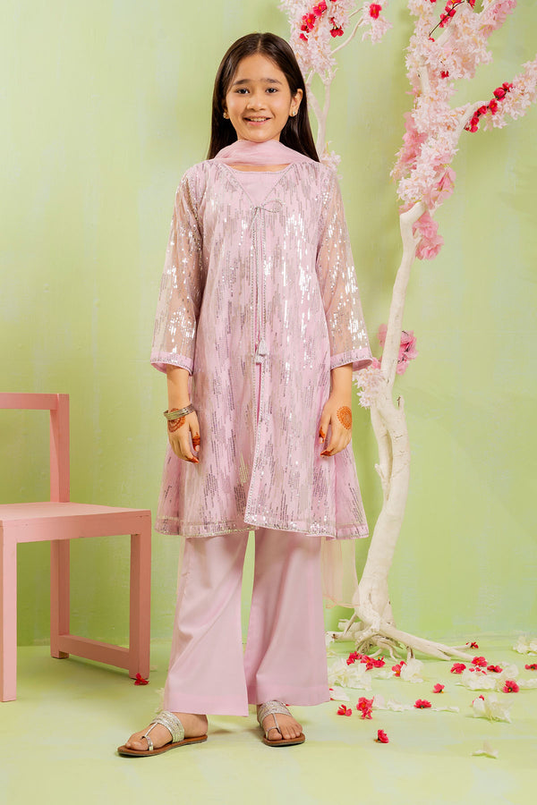 Shop Cotton Net 3 Pc Suit—stylish, elegant, and comfortable girls' formal and semi-formal dress.