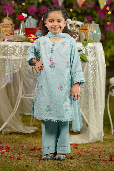 Chikankari Embroidered 3 Pc Suit