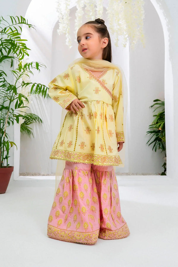 Best Cotton Silk Printed 3 Pc Suit - Wear Ochre -