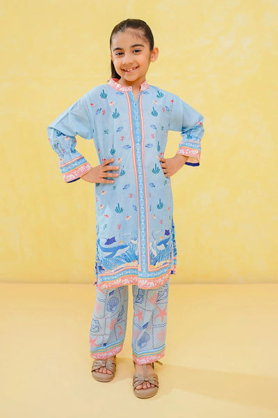 Poly Lawn Digital Printed 2 Pc Suit