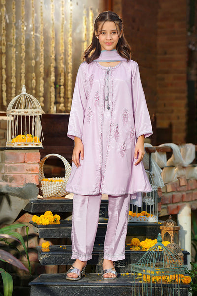 Cotton Silk Hand Adda Work 3 Pc Suit