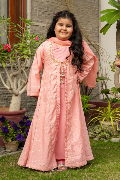 Viscose Jacquard Hand Adda Work 3 Pc Suit