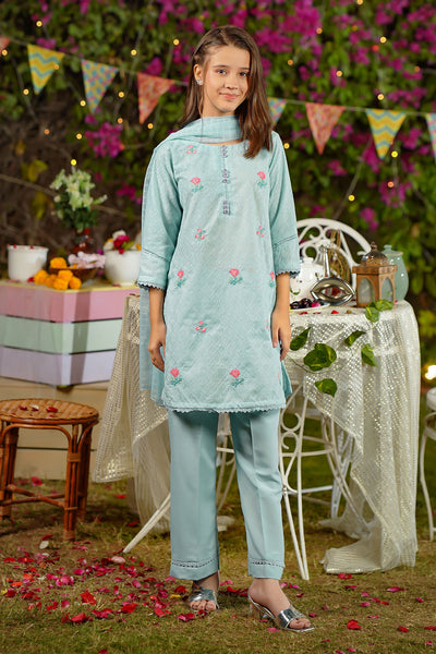 Chikankari Embroidered 3 Pc Suit