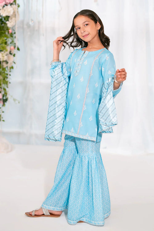 Best Herringbone Digital Printed 3 Pc Suit - Wear Ochre -