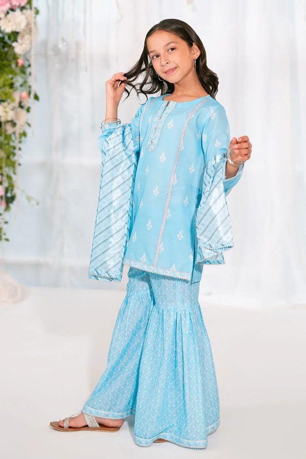 Best Herringbone Digital Printed 3 Pc Suit - Wear Ochre -