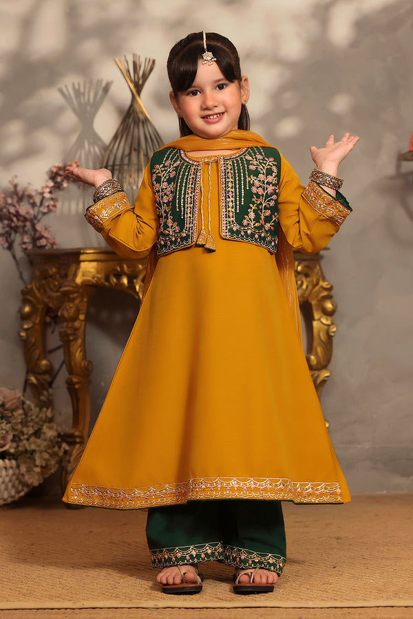 Shop kids’ embroidered dresses online at Ochre. Discover elegant little girls’ wedding dresses, perfect for Eid, weddings,