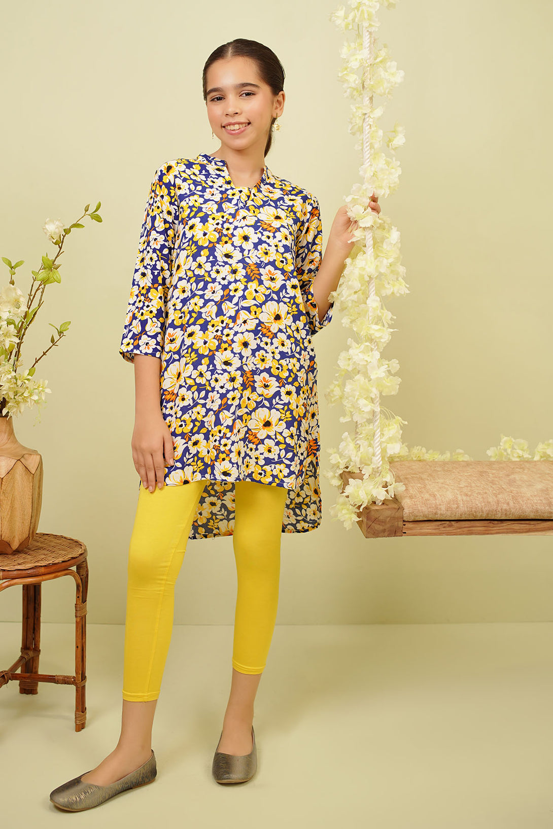 Discover Swiss Lawn Digital Printed 2 Pc Suit for kids in Pakistan. Trendy and comfortable co-ord sets