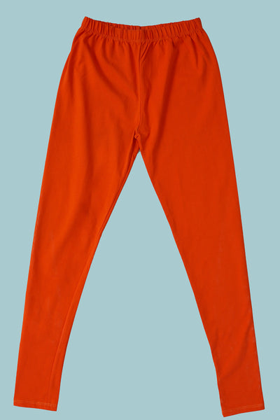 Orange Girls Tights