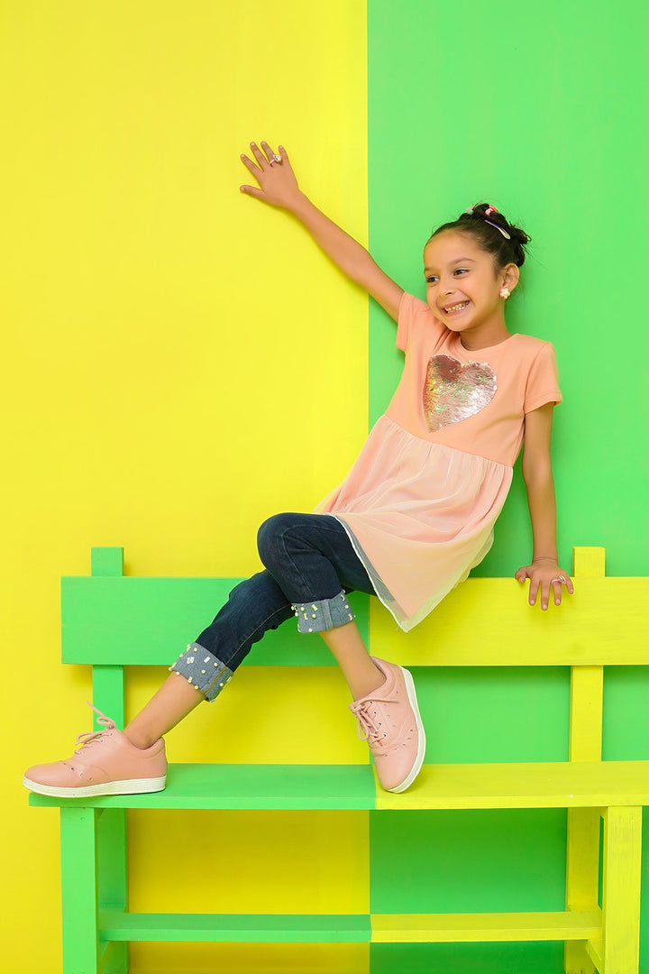 Jersey & Net Frock - Wear Ochre