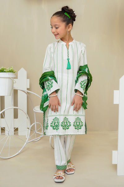Cotton Printed 3 Pc Suit