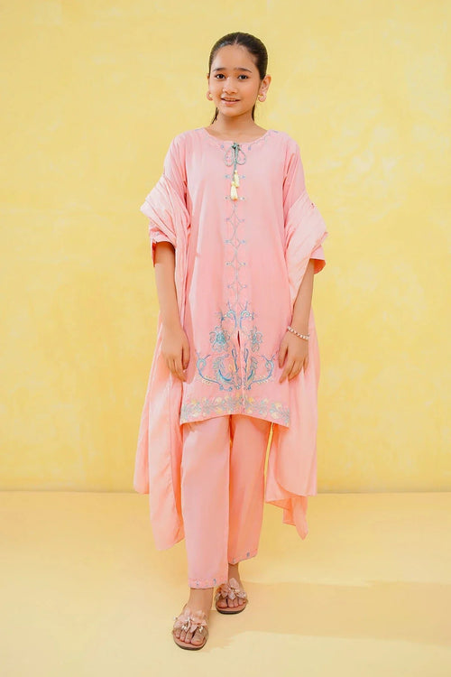 Explore stitched 3 piece suits for girls online at Ochre. Shop premium Pakistani outfits with quality fabrics