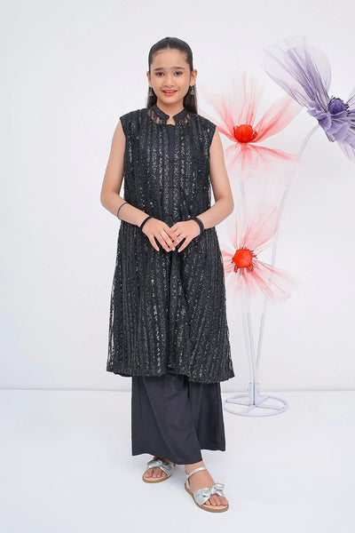 Sequence Net Embroidered 2 Pc Suit