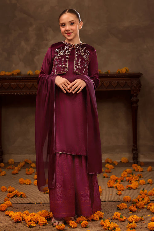 Shop the velvet collection in Pakistan at Ochre. Explore elegant winter dresses for girls