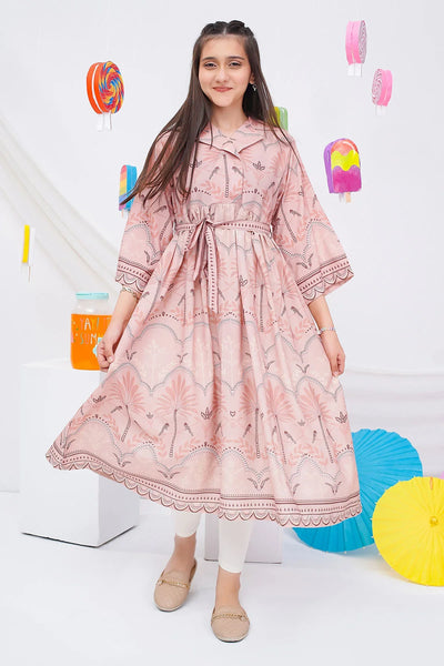 Digital Printed Poly Lawn Dress