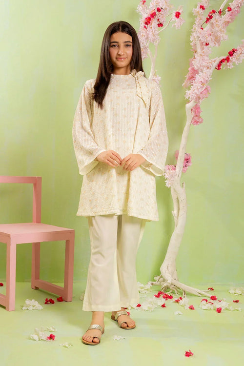 Best Self Printed Chiffon 2 Pc Suit - Wear Ochre -