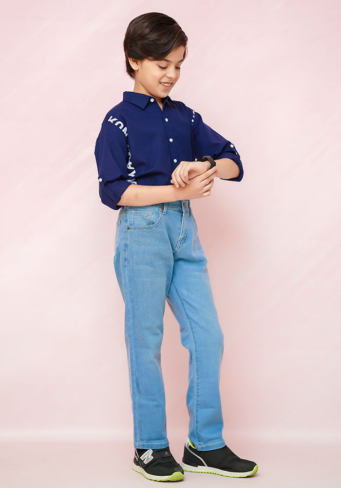 Chambray Cotton Shirt - Wear Ochre