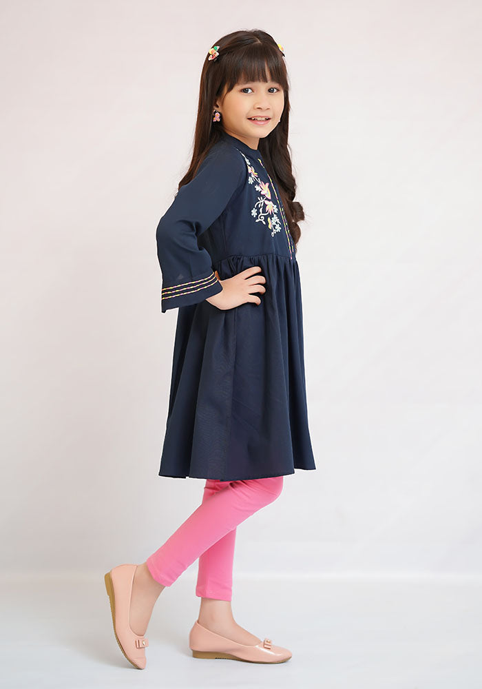 Cotton Embroidered Top - Wear Ochre