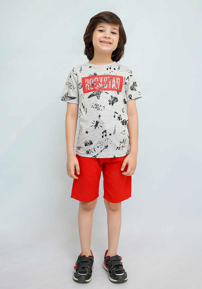 Printed T-Shirt - Wear Ochre