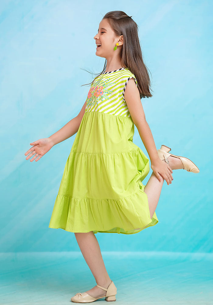 Embroidered Cotton Dress - Wear Ochre