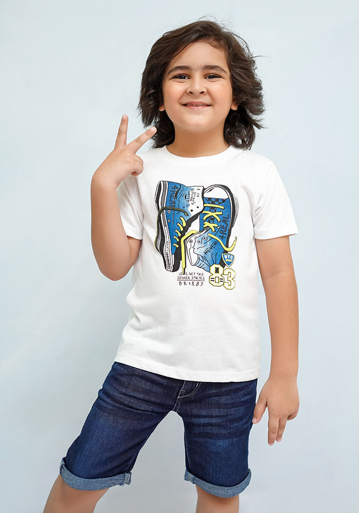 Printed T-Shirt - Wear Ochre