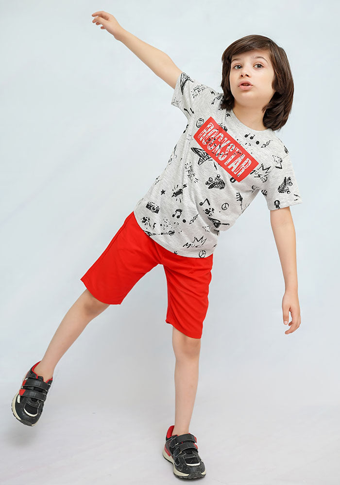 Printed T-Shirt - Wear Ochre