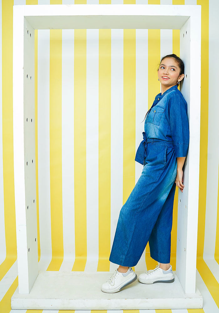 Denim Jumpsuit - Wear Ochre