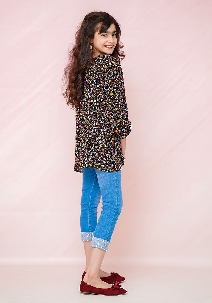 Printed Cotton Top - Wear Ochre