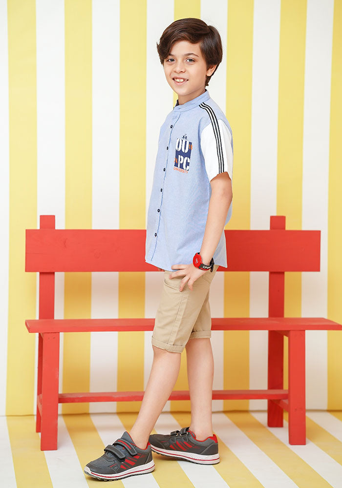 Chambray Cotton Shirt - Wear Ochre