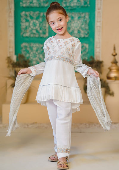Chiffon Embroidered 3 Pc Suit