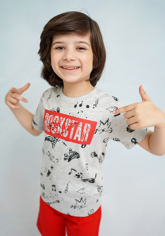 Printed T-Shirt - Wear Ochre