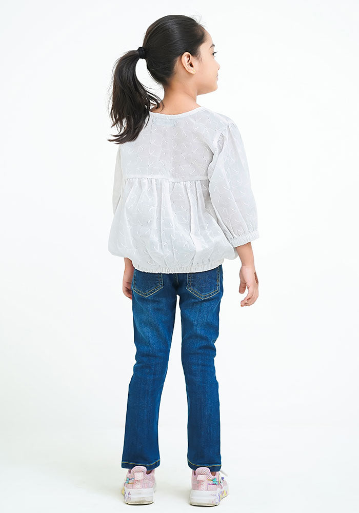 Chikan Kari Top - Wear Ochre