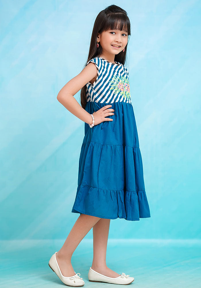 Embroidered Cotton Dress - Wear Ochre