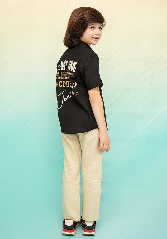 Chambray Cotton Shirt - Wear Ochre