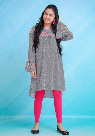 Embroidered Viscose Top