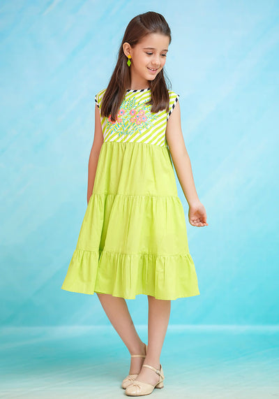 Embroidered Cotton Dress